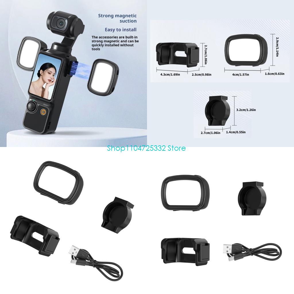 Photography Lighting Reference - Luz magnética para selfies P5EA, 3
