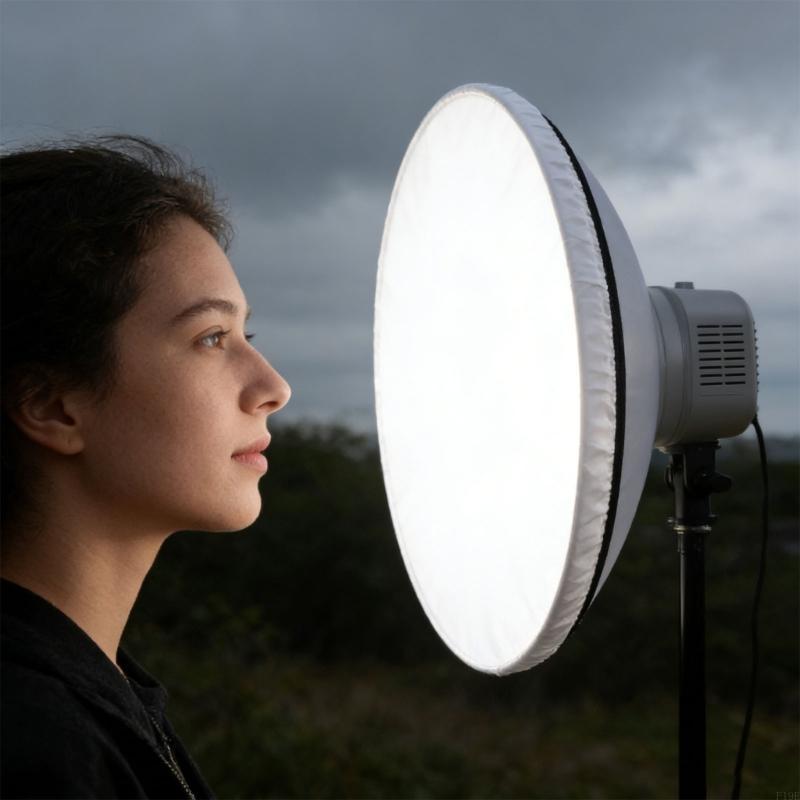 Photography Lighting Beauty Dish - Cubierta lámpara difusora suave 42cm, difusor