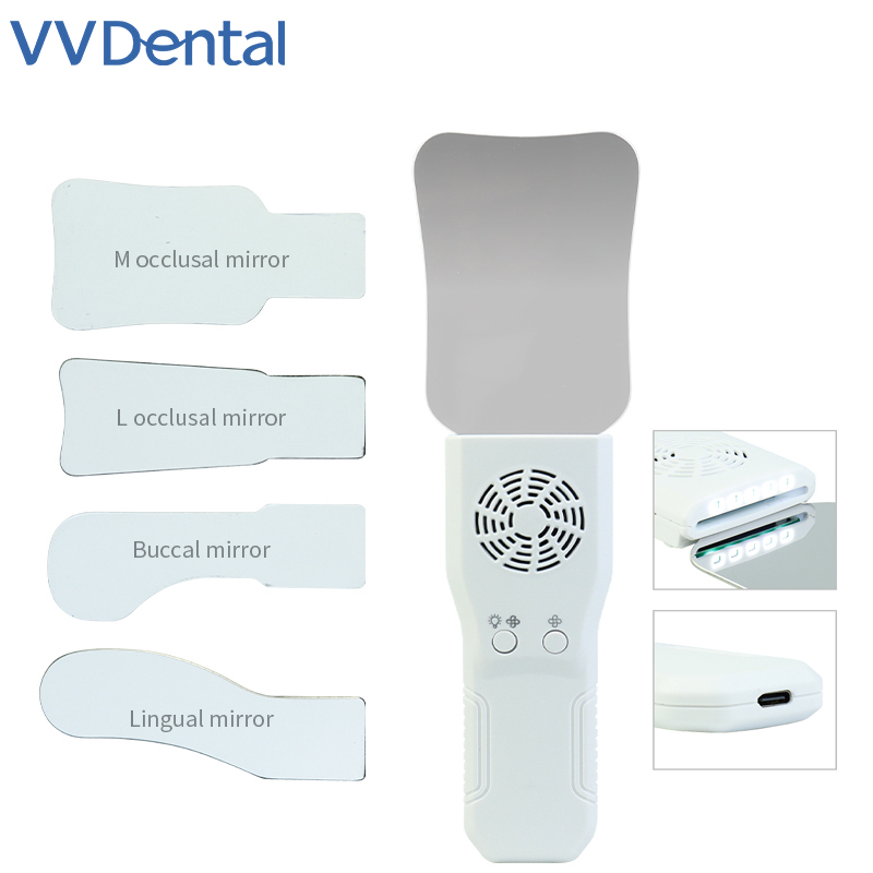 Photography Lighting Setup - Juego de Espejos Dentales Antivaho VVDental,