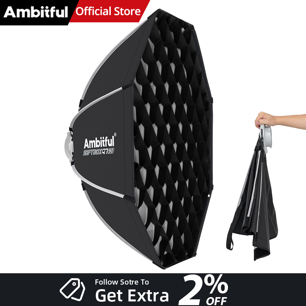 Photography Lighting Setup - AMBITFUL Q7II 55/65/90cm Softbox Octagonal con
