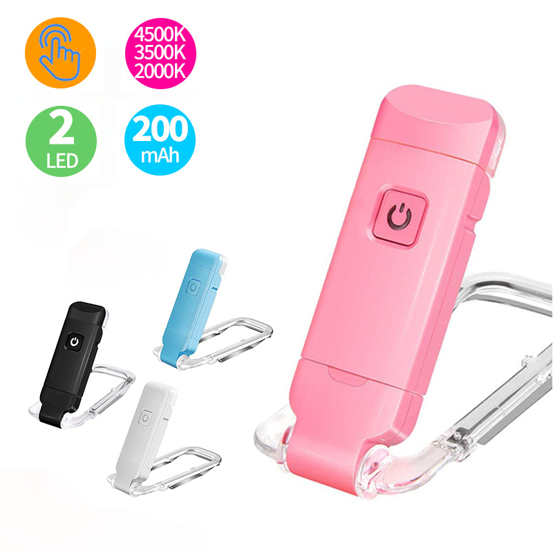 Photography Lighting Book - Luz LED USB recargable para lectura,