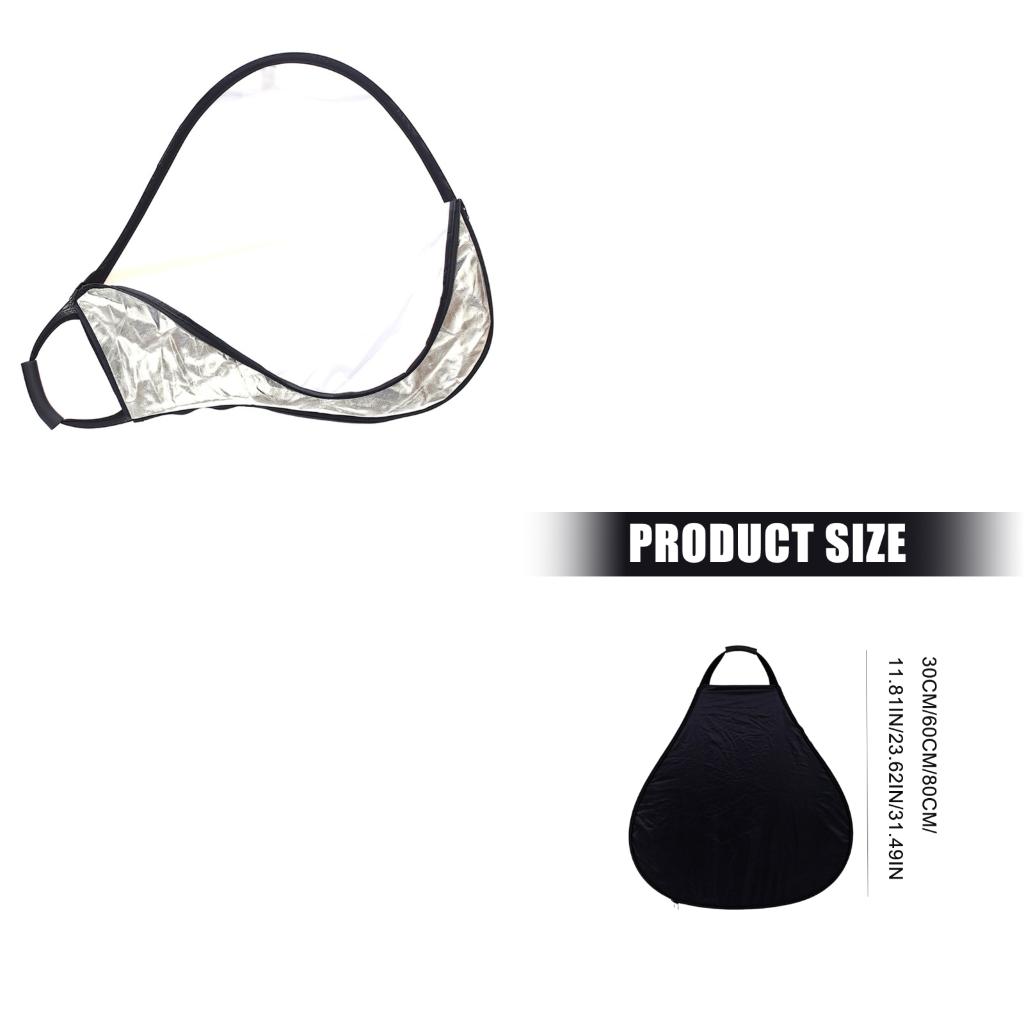 Photography Lighting Reflector - Reflector triangular con para fotografía, iluminación