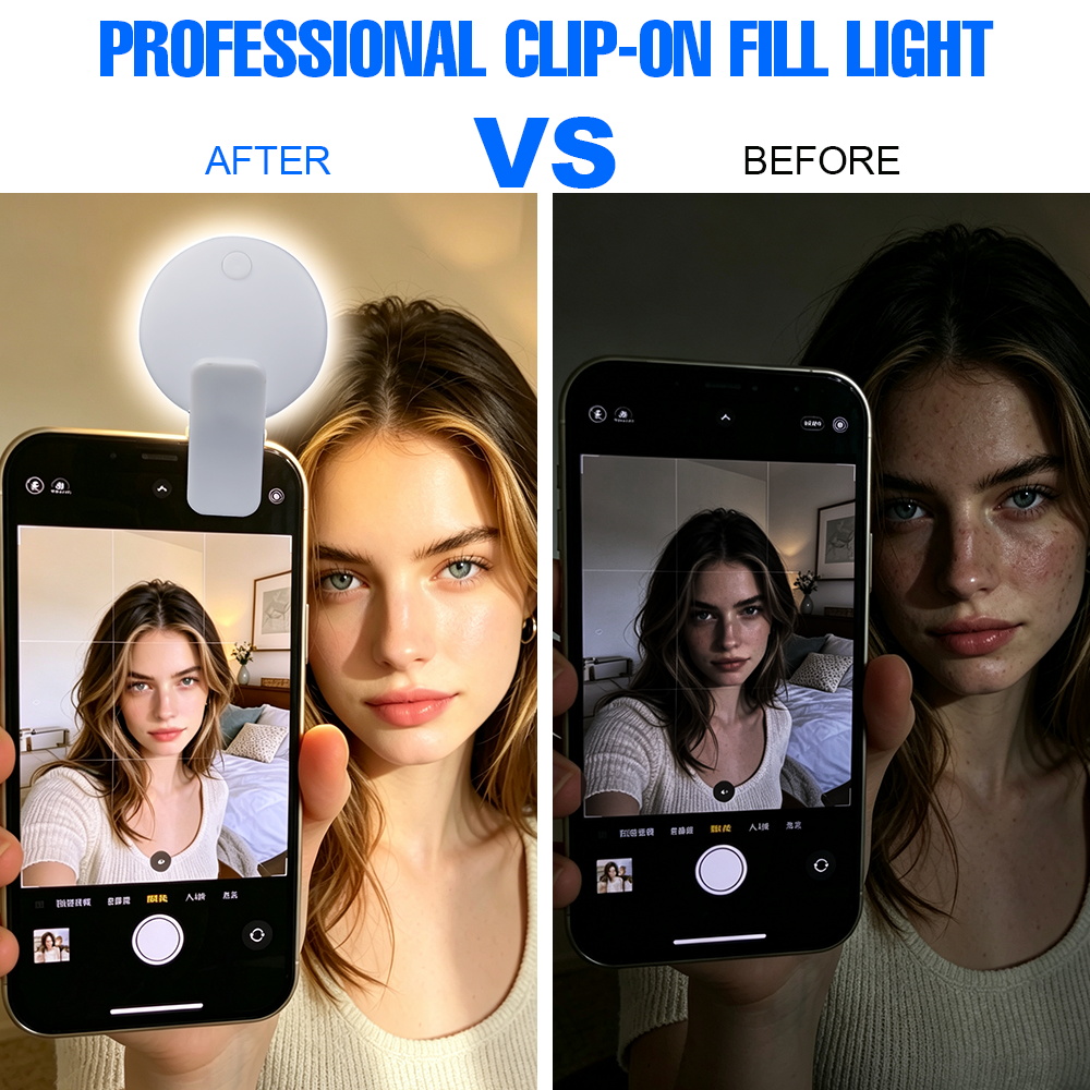Luz de relleno portátil con cl - Makeup Photography Lighting reseña y precio