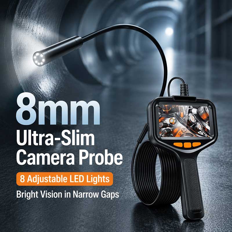 Cámara de Boroscopio Industria - Macro Photography Led Lighting reseña y precio