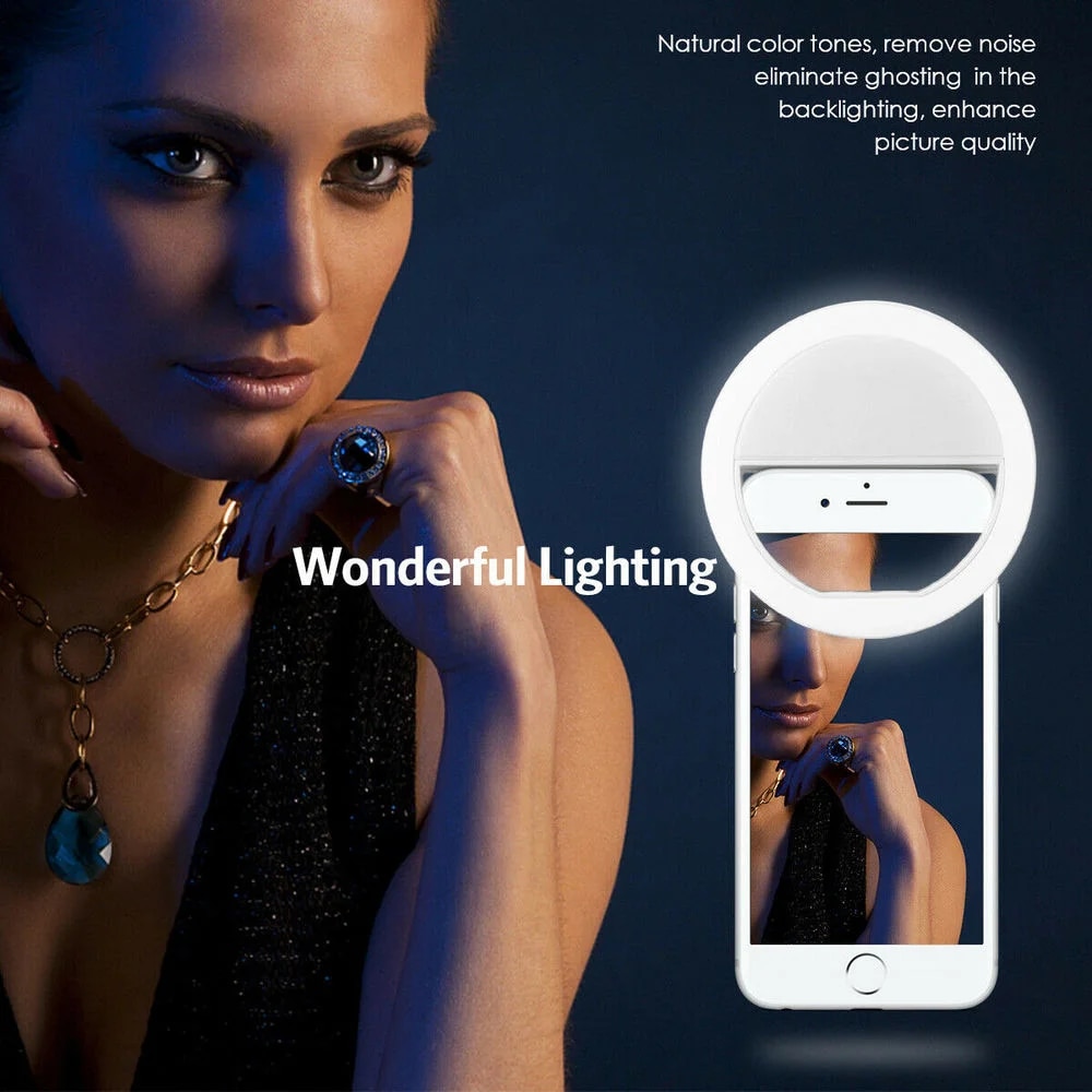 Anillo de luz LED recargable p - Photography Lightning reseña y precio