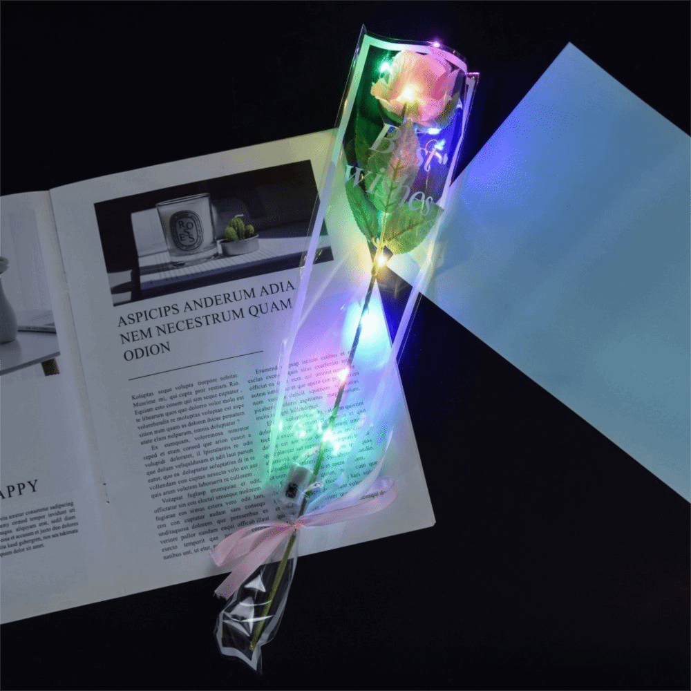 Luces LED de Rosas Artificiale - Photography Lighting Simulation reseña y precio
