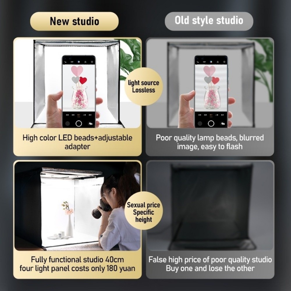 Caja de luz LED suave de 45/65 - Photography Lighting Softbox reseña y precio