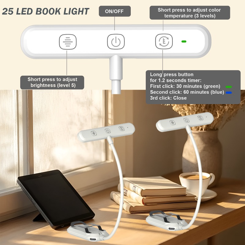 Lámpara de Lectura LED Táctil  - Photography Lighting Book reseña y precio