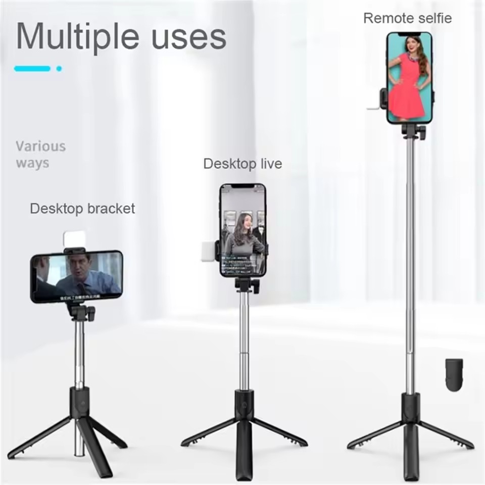 Trípode inalámbrico con Blueto - Macro Photography Led Lighting reseña y precio