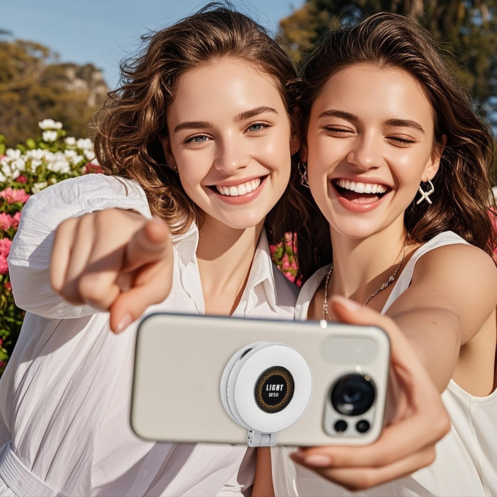 Luz magnética para selfies, 3  - Makeup Photography Lighting reseña y precio