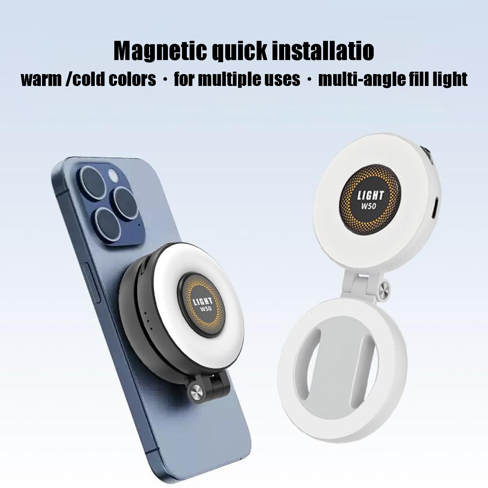 Luz magnética para selfies, 3  - Makeup Photography Lighting reseña y precio