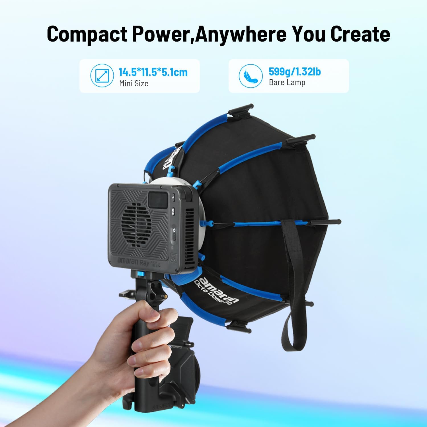 Luz de Video LED RGB de 120W,  - Photography Lighting Softbox reseña y precio
