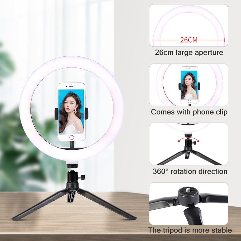 Anillo Led de 26cm y 10 pulgad - Photography Lightning reseña y precio