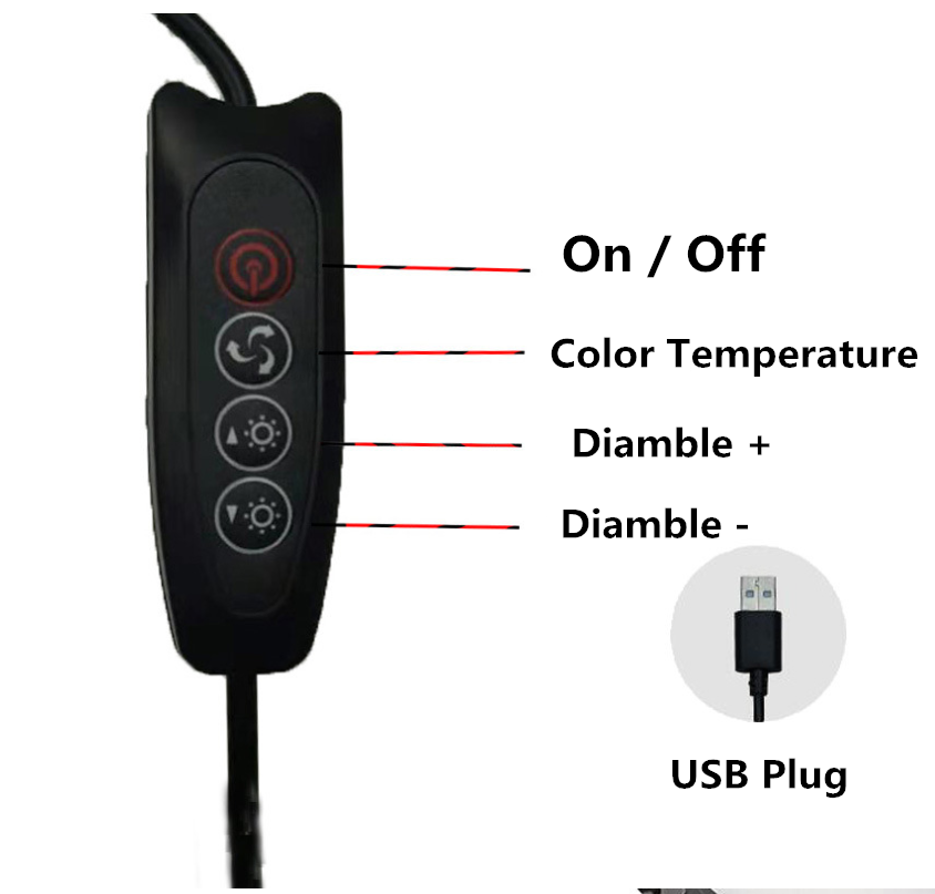 Anillo de luz LED para selfies - Makeup Photography Lighting reseña y precio