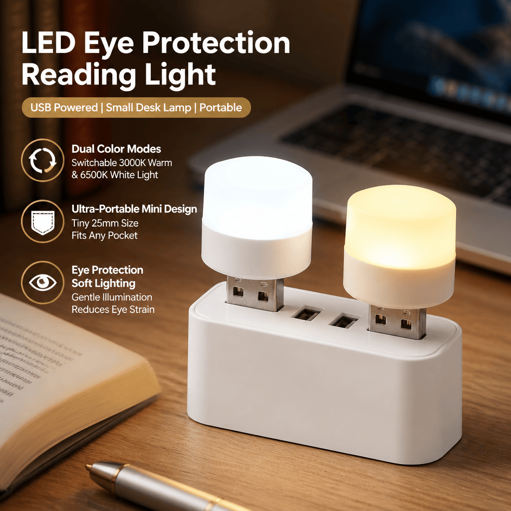 Luz LED USB, lámpara de lectur - Photography Lighting Book reseña y precio