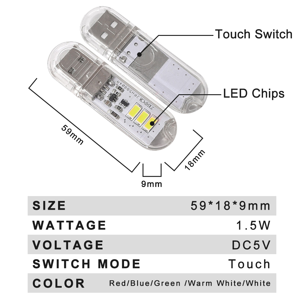 Interruptor táctil DC5V USB LE - Photography Lighting Book reseña y precio