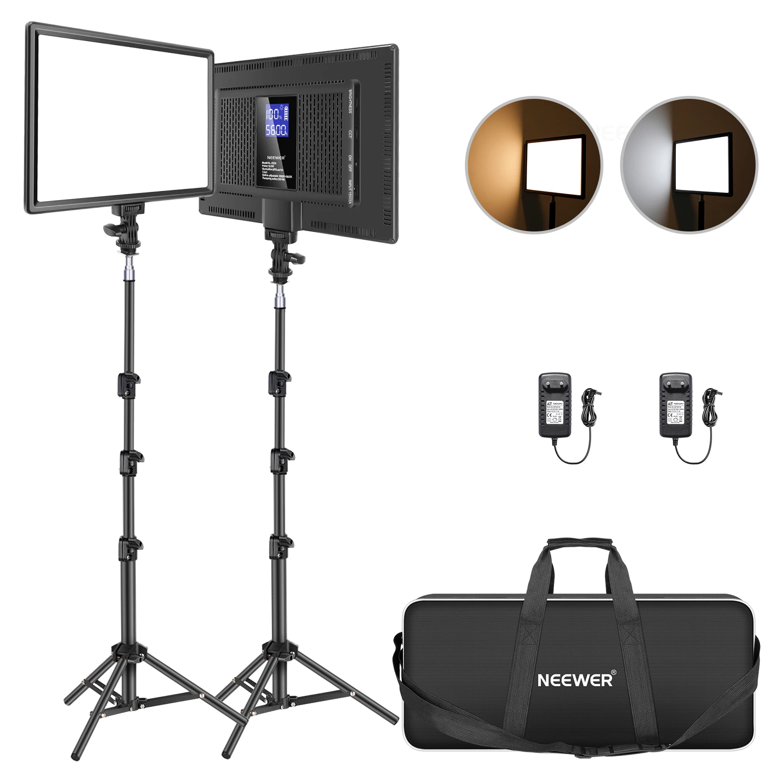Kit de Fotografía con Panel LE - Photography Lighting Kit Neewer reseña y precio