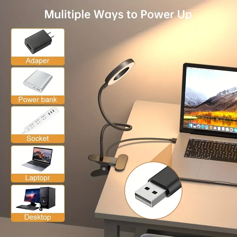 Lámpara de Escritorio con Clip - Photography Lighting Book reseña y precio