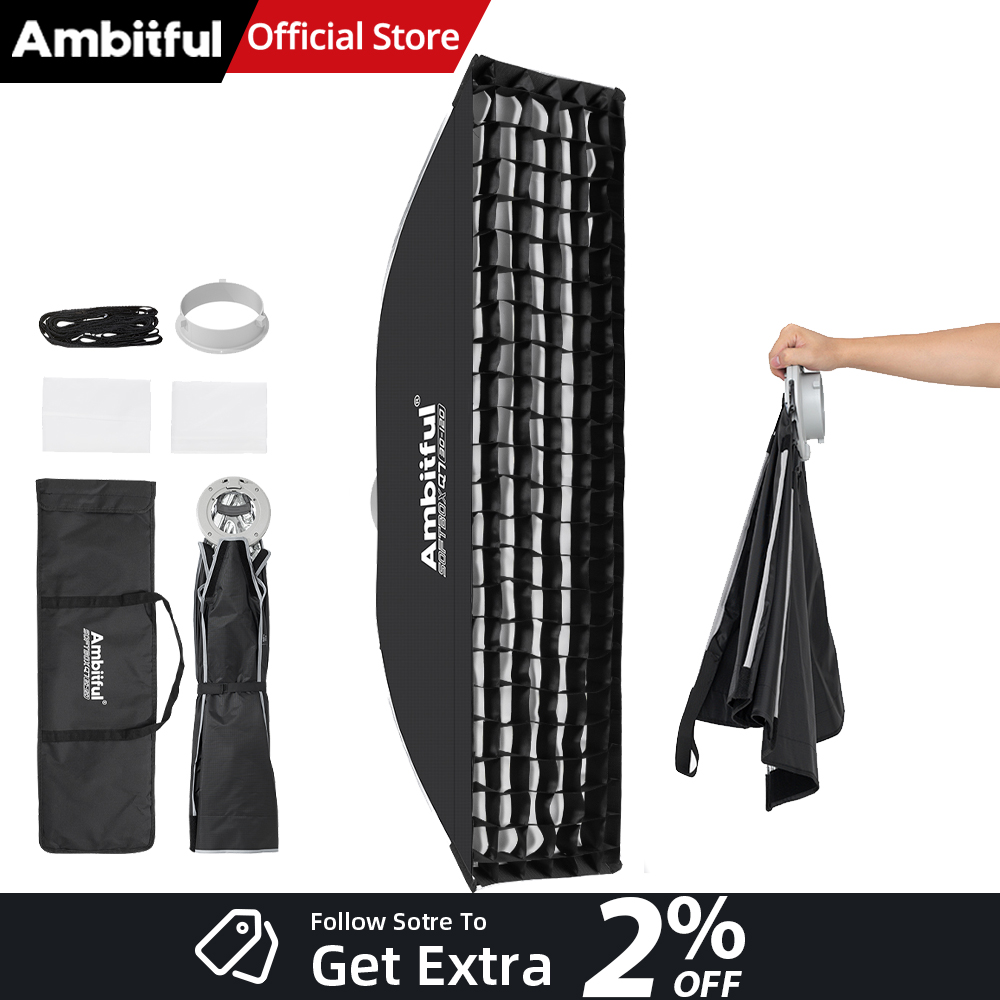 AMBITFUL Q7-II 30*120cm Softbo - Photography Lighting Setup reseña y precio