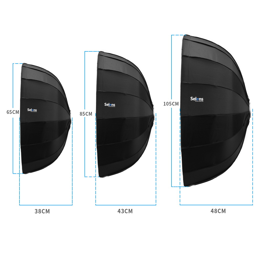 Selens-difusor Reflector parab - Photography Lighting Beauty Dish reseña y precio