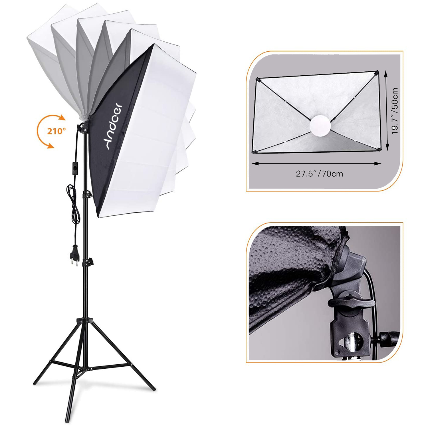 Kit de Iluminación Softbox And - Photography Lighting Setup reseña y precio