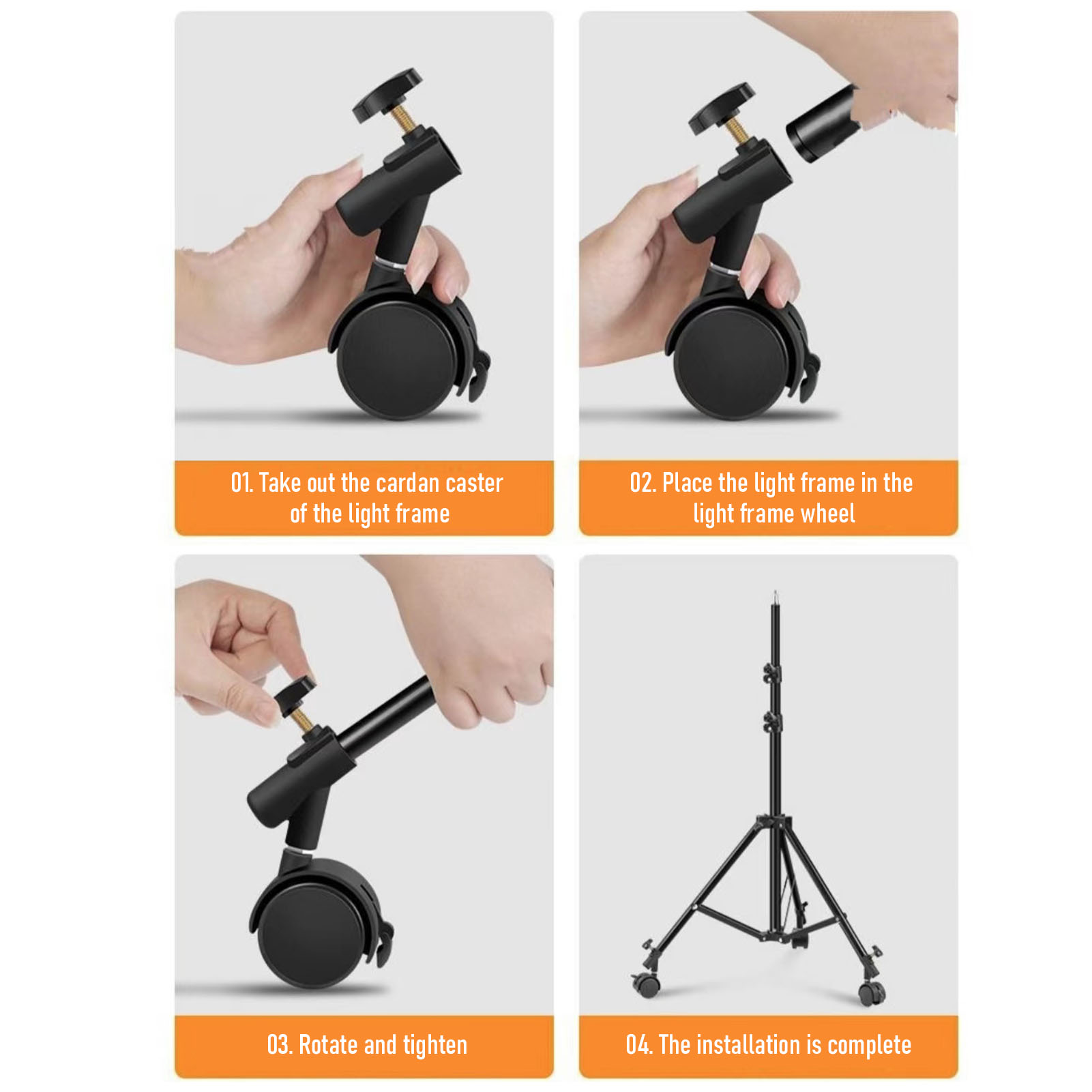 Juego de 3 Ruedas Giratorias F - Photography Lighting Setup reseña y precio