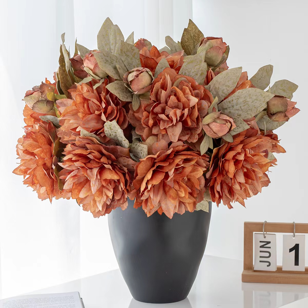 1 Pieza de Flor Artificial de  - Photography Lighting Simulation reseña y precio